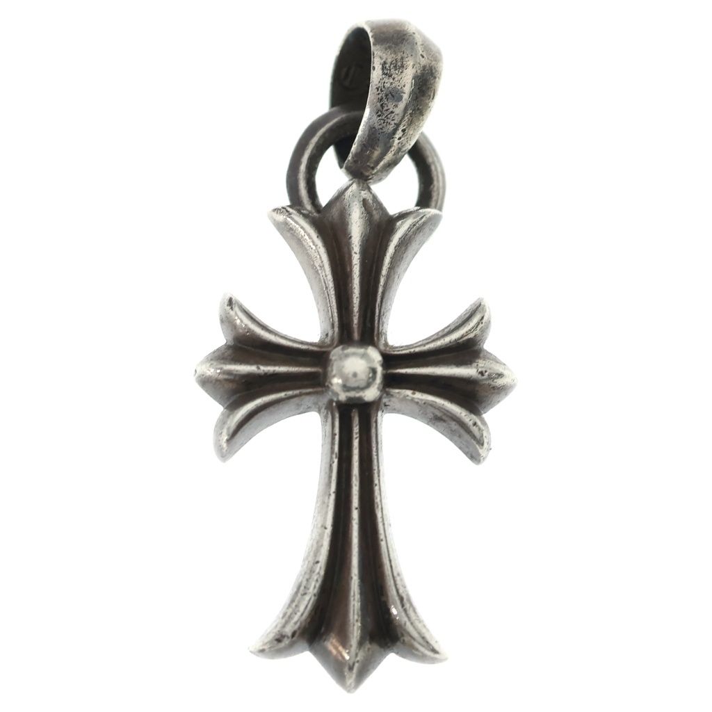 Chrome Hearts CH Crs Sml Bale Small CH Cross Pendant Top Silver