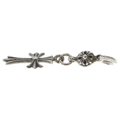 Chrome Hearts Tny CH Crs 1 Ball Tiny CH Cross Charm Pendant Top Silver — view 3