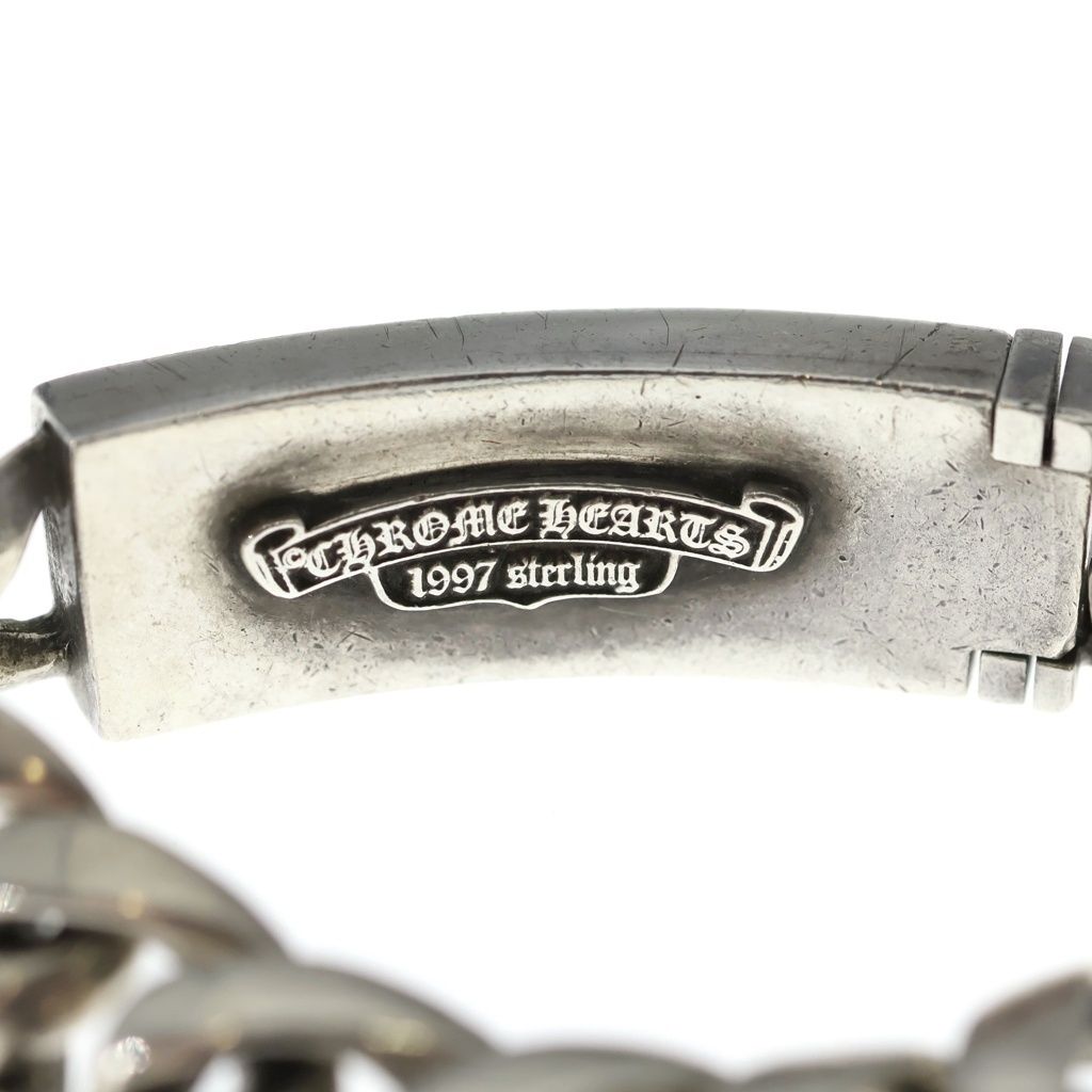 Chrome Hearts ID Floral Crs ID Classic Link Bracelet ? Silver — view 5