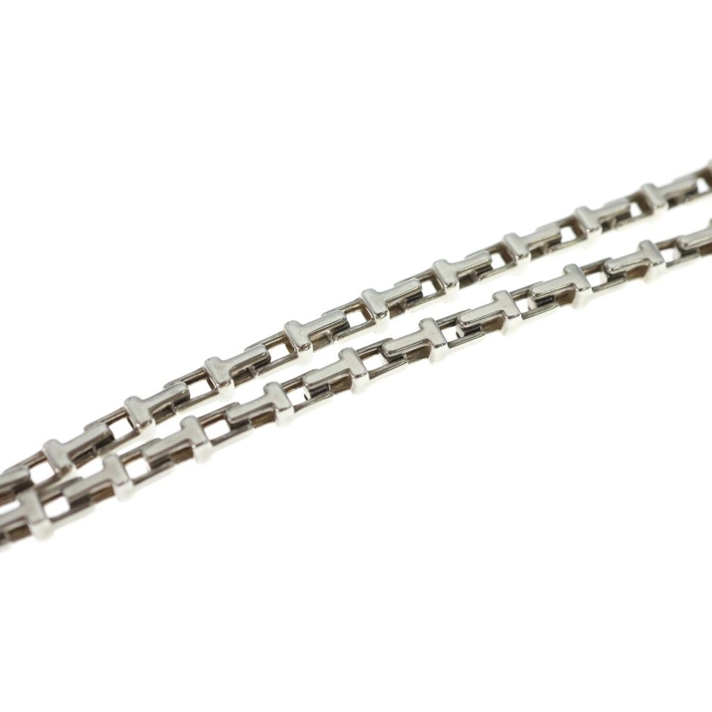 Tiffany & Co T Narrow Chain Necklace Silver — view 4