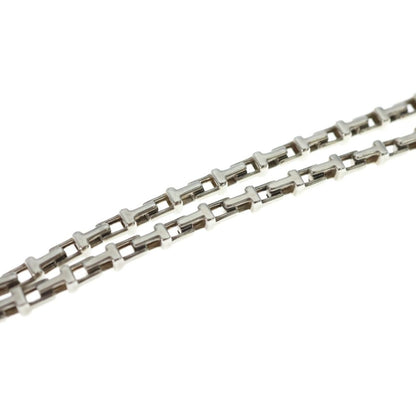 Tiffany & Co T Narrow Chain Necklace Silver — view 4