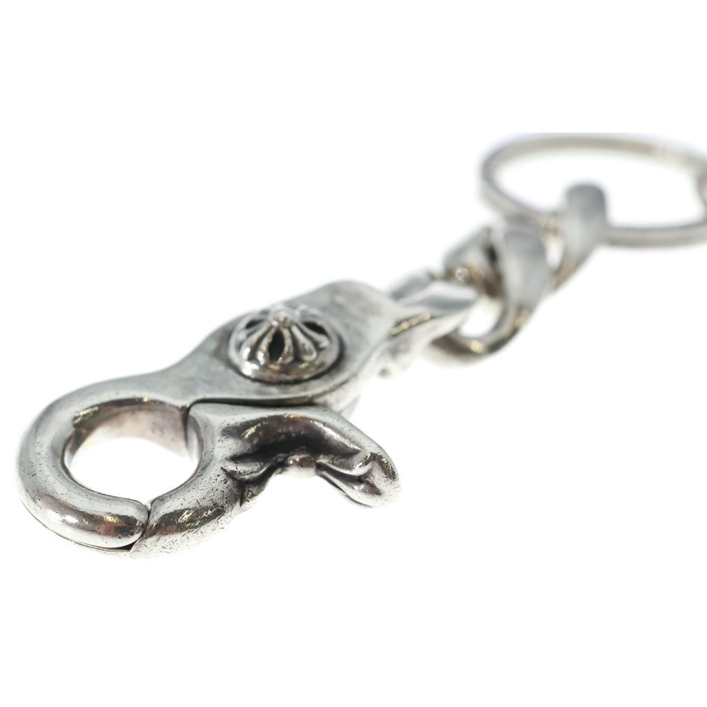 Chrome Hearts Clp Chn Classic-s Short Classic Link Key Chain Silver Key Holder — view 6