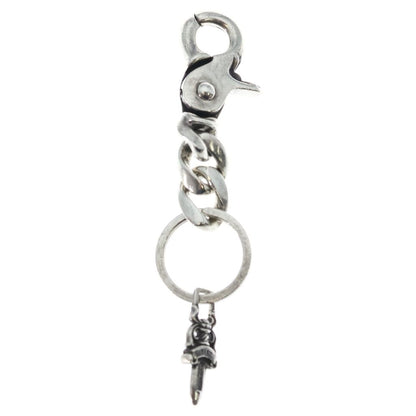 Chrome Hearts Clp Chn Classic-s Short Classic Link Key Chain Silver Key Holder — view 2