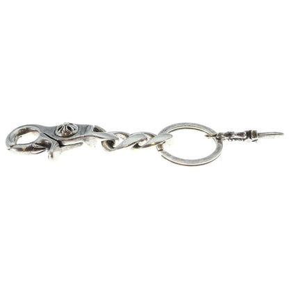 Chrome Hearts Clp Chn Classic-s Short Classic Link Key Chain Silver Key Holder — view 4
