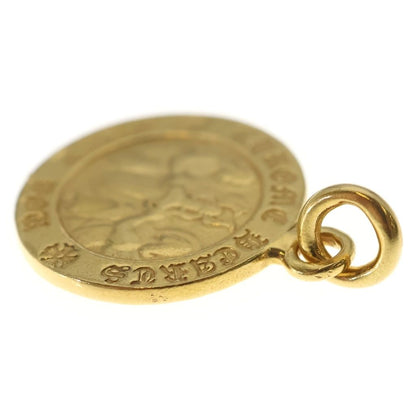 Chrome Hearts 22k Chrm Angl Mdl Angel Medal Pendant Top Gold — view 6