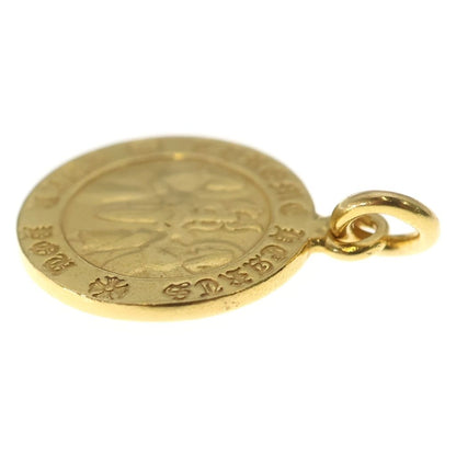 Chrome Hearts 22k Chrm Angl Mdl Angel Medal Pendant Top Gold — view 3