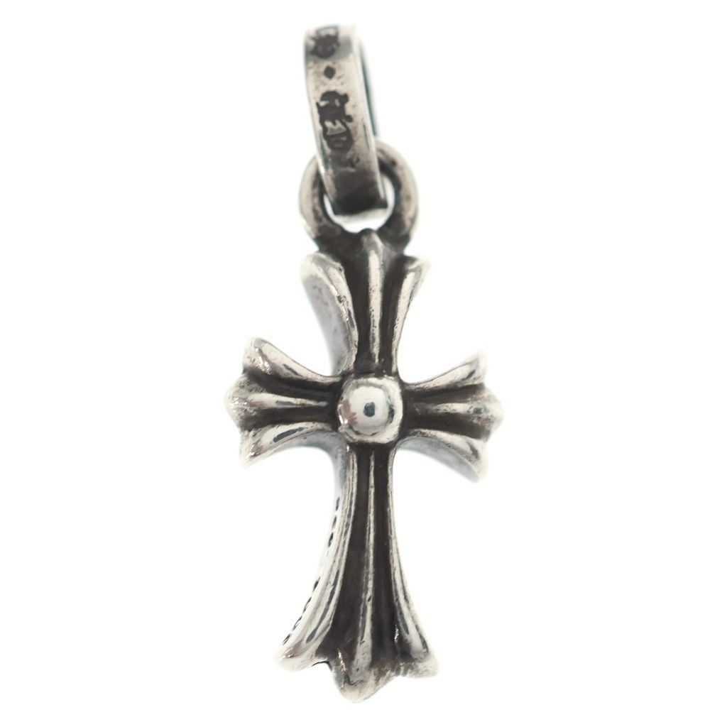 Chrome Hearts Crs Baby Fat Cross Pendant Top Silver — view 2