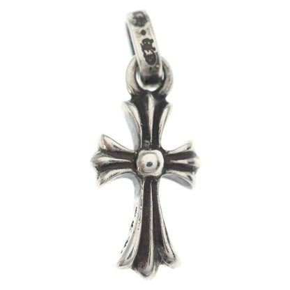 Chrome Hearts Crs Baby Fat Cross Pendant Top Silver