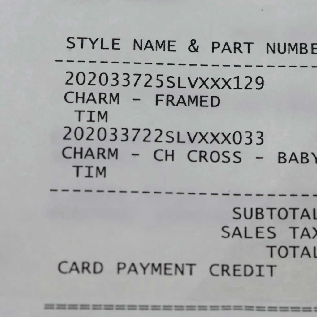Chrome Hearts Crs Baby Fat Cross Pendant Top Silver — view 6