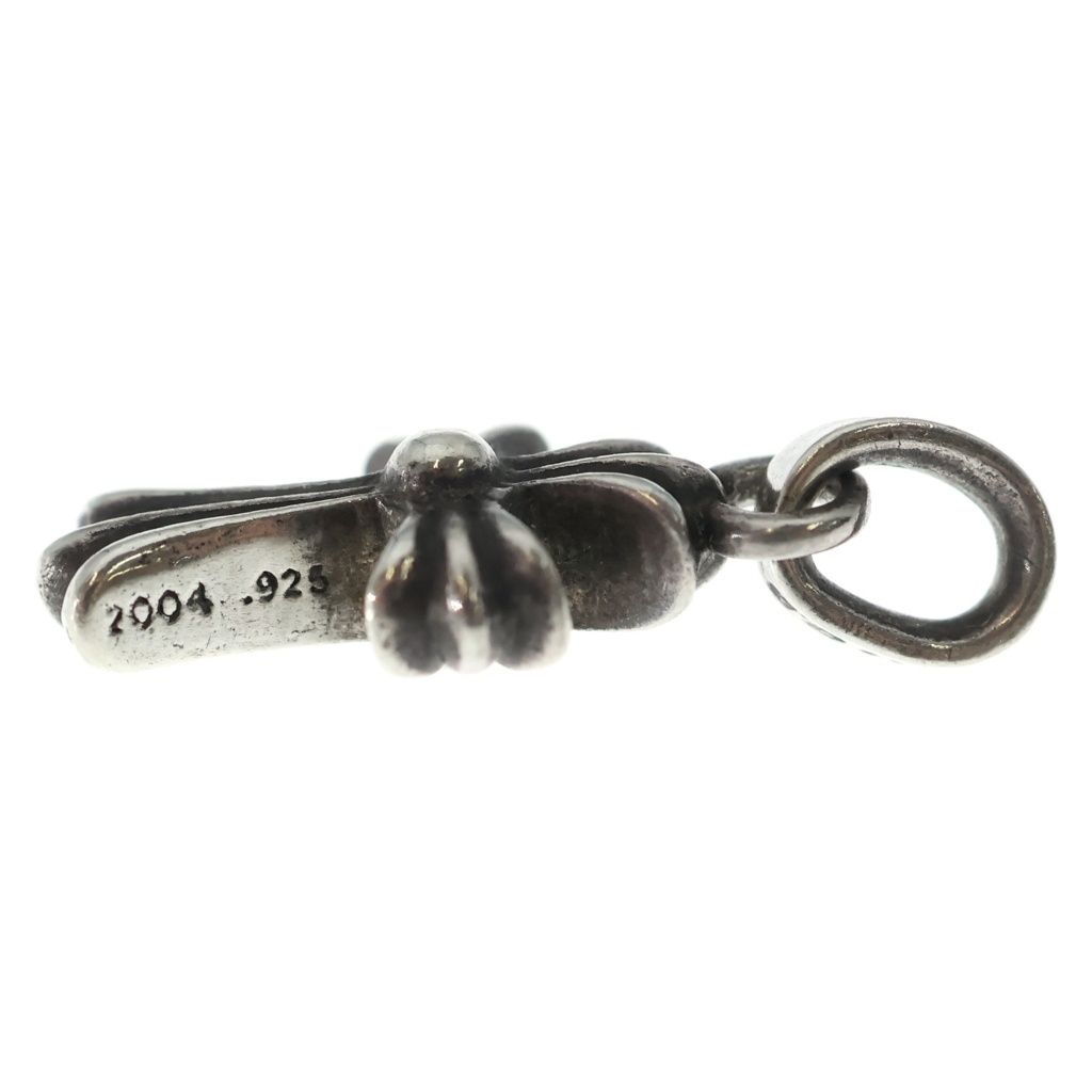 Chrome Hearts Crs Baby Fat Cross Pendant Top Silver — view 3