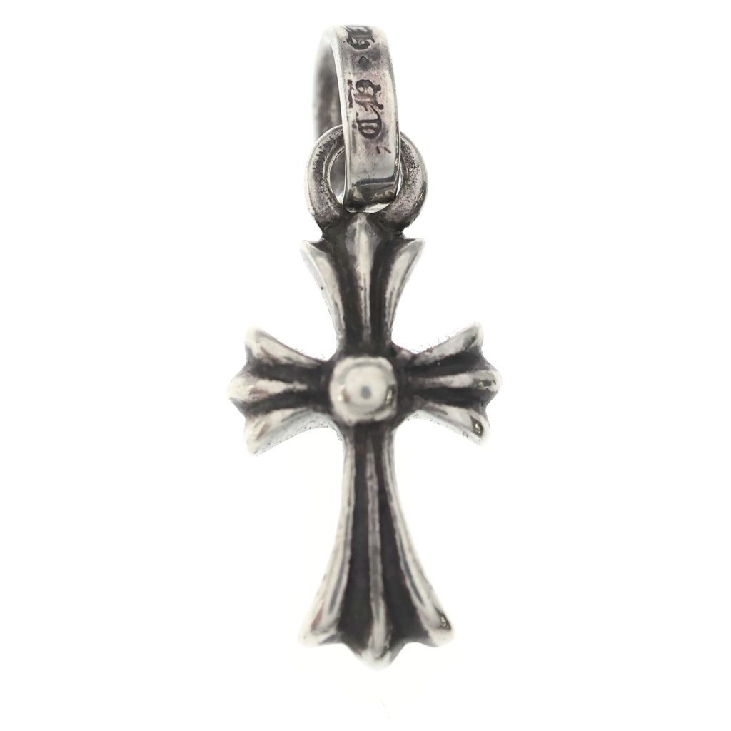 Chrome Hearts Crs Baby Fat Cross Pendant Top Silver — view 2