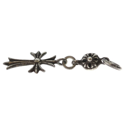 Chrome Hearts Tny CH Crs 1 Ball Tiny CH Cross Charm Pendant Top Silver — view 3