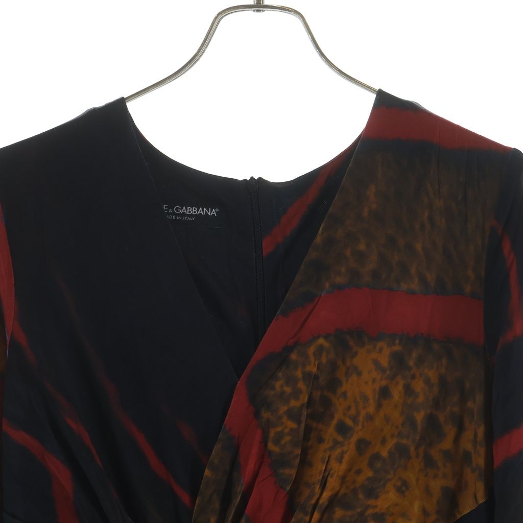 Dolce & Gabbana One Peace All Over Pattern Dress Multi — view 3