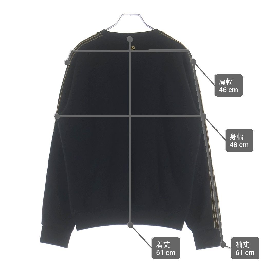 Fendi Sweatshirt Crew Neck Black — view 9