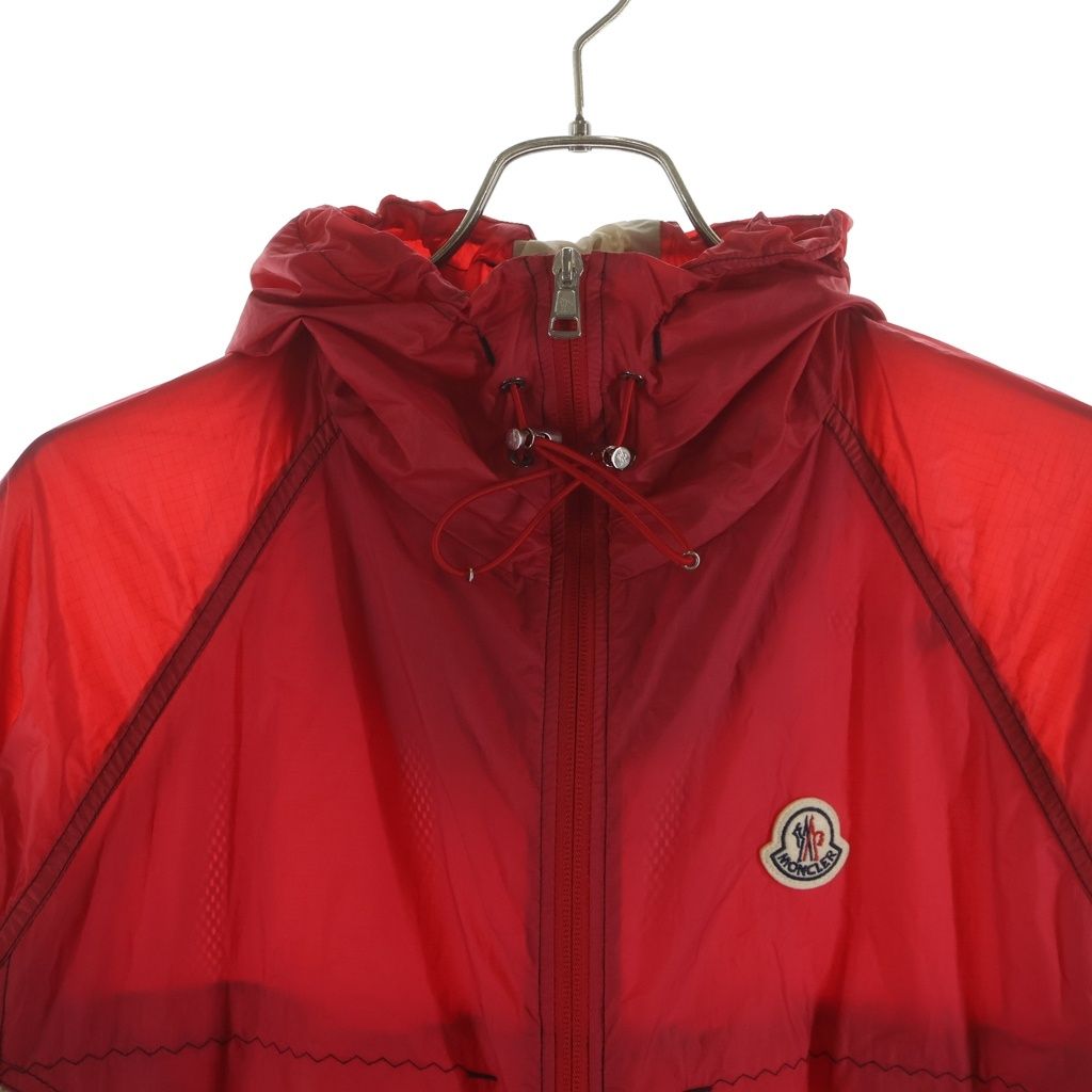 Moncler Dronne Nylon Jacket Lightweight Red — view 3