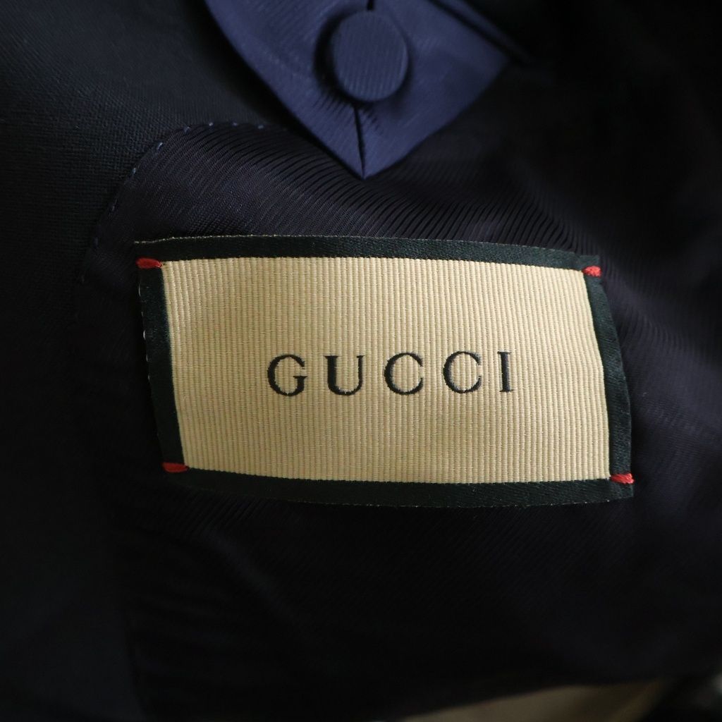 Gucci Tailored Jacket Trousers Pants Suit Set Black — view 7