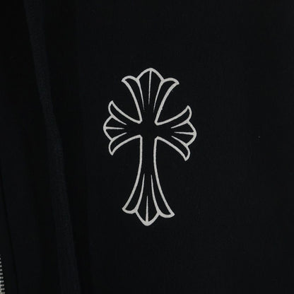 Chrome Hearts Sweatshirt HD Zip CH Cross Back Cemetery Print Zip Up Hoodie — view 5