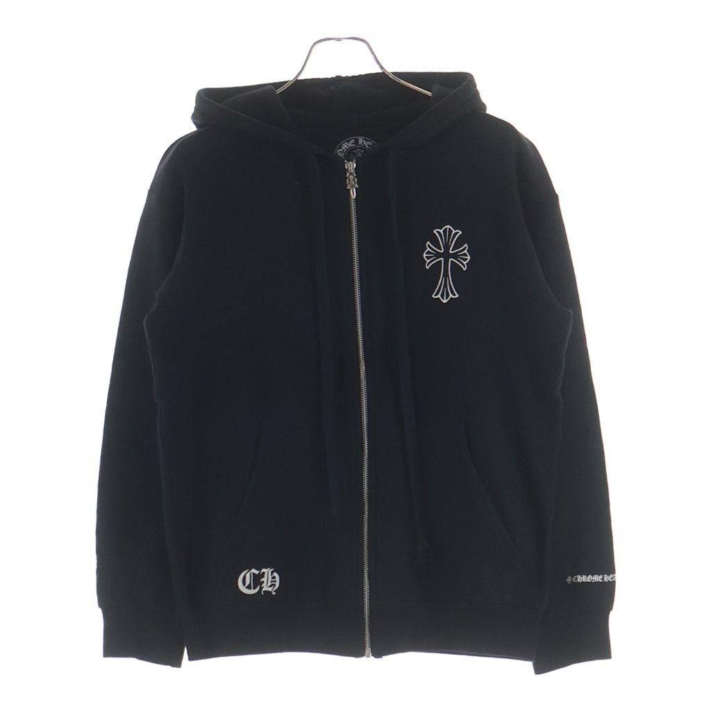 Chrome Hearts Sweatshirt HD Zip CH Cross Back Cemetery Print Zip Up Hoodie — view 2