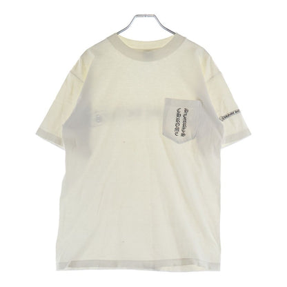 Chrome Hearts Vintage CH T-Shirt Scroll Label Print Crew Neck Pocket Short — view 2