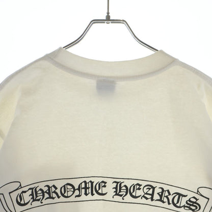 Chrome Hearts Vintage CH T-Shirt Scroll Label Print Crew Neck Pocket Short — view 4