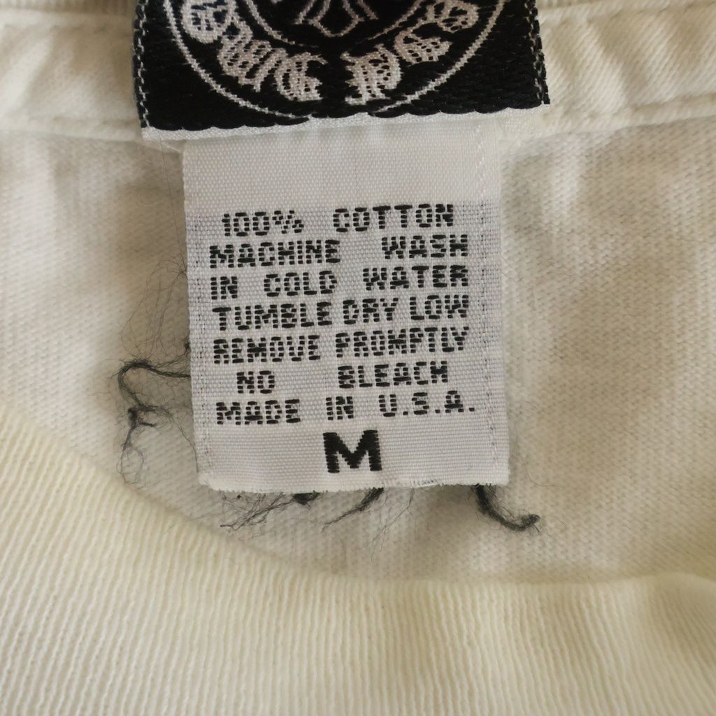 Chrome Hearts Vintage CH T-Shirt Scroll Label Print Crew Neck Pocket Short — view 8
