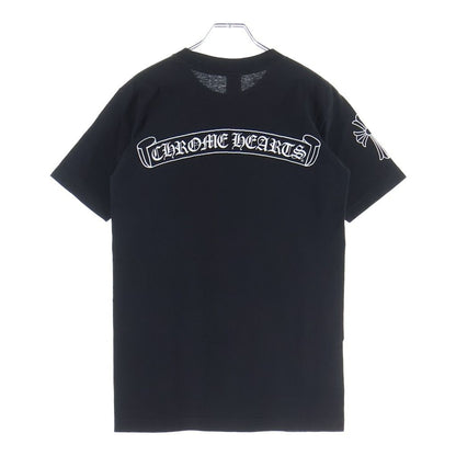 Chrome Hearts Vintage Back Scroll Label Logo Tee Crew Neck Short Sleeve T-Shirt