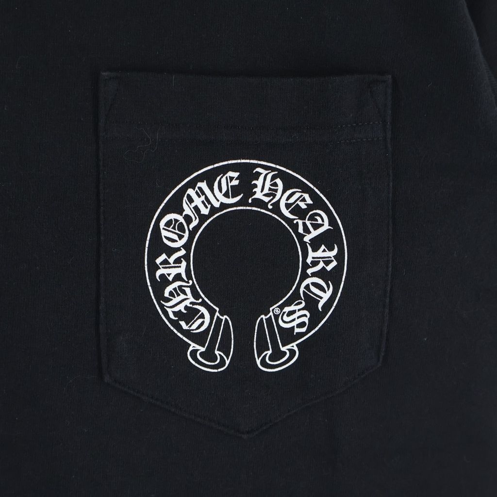Chrome Hearts Vintage Back Scroll Label Logo Tee Crew Neck Short Sleeve T-Shirt — view 4