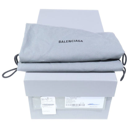 Balenciaga Pointed Denim Mules Flat Indigo Blue — view 6