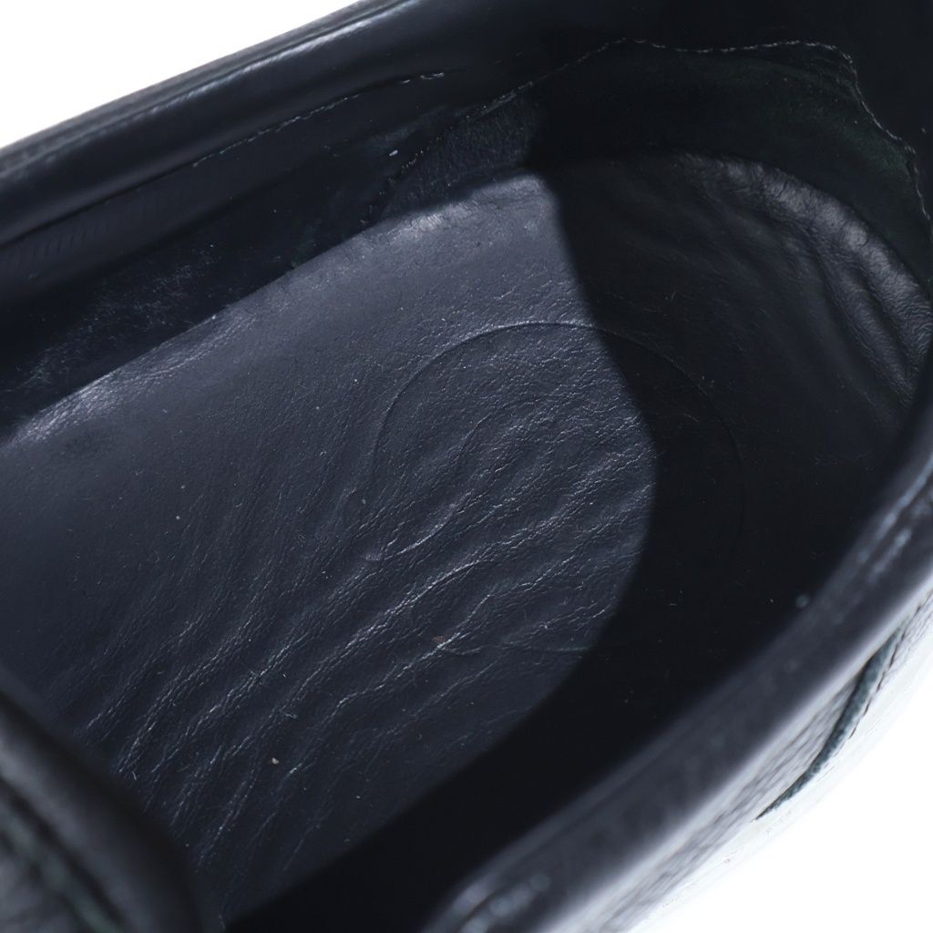 Chrome Hearts Slip on CH Plus Leather Patch Dagger on Low Cut Shoes Black — view 6