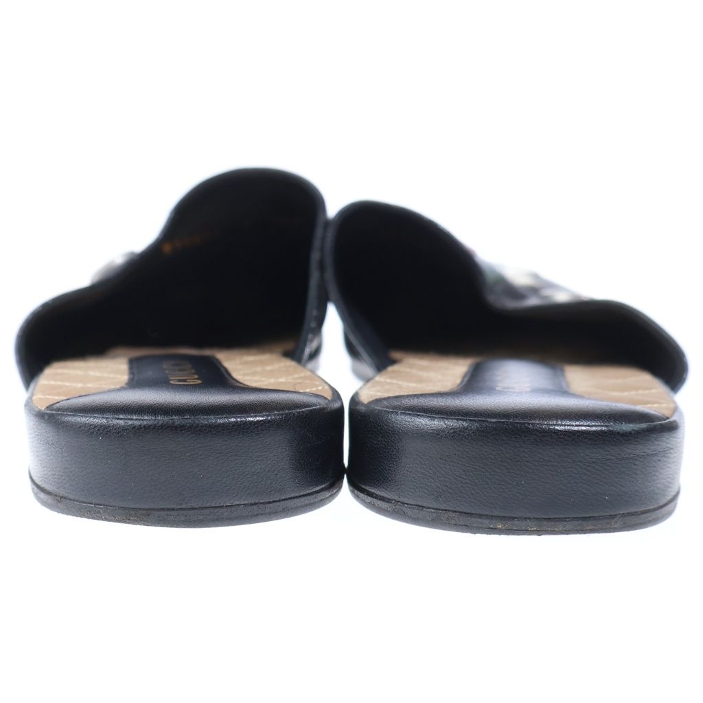 Gucci New York Yankees Princetown Leather Slipper New Prince Town Slippers Black — view 3