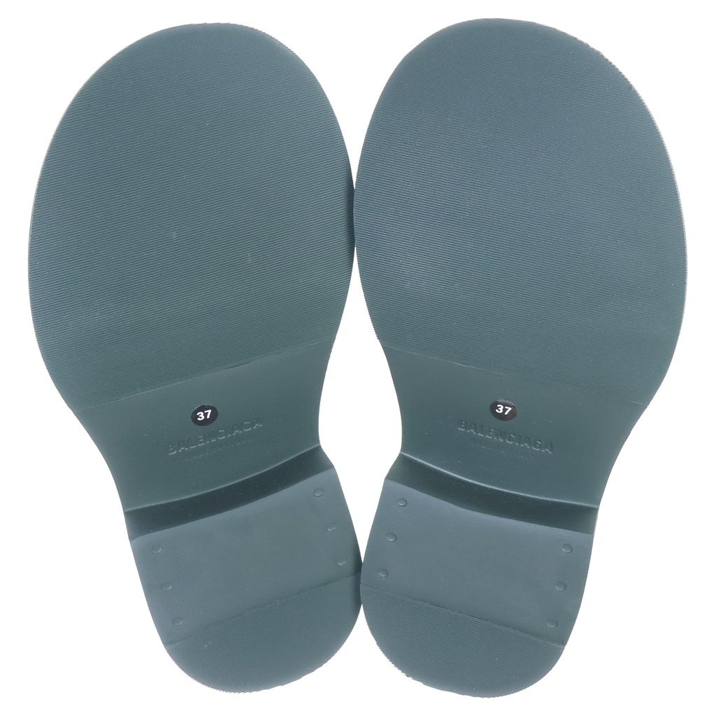 Balenciaga Steroid Derby Low Cut Shoes Green — view 5