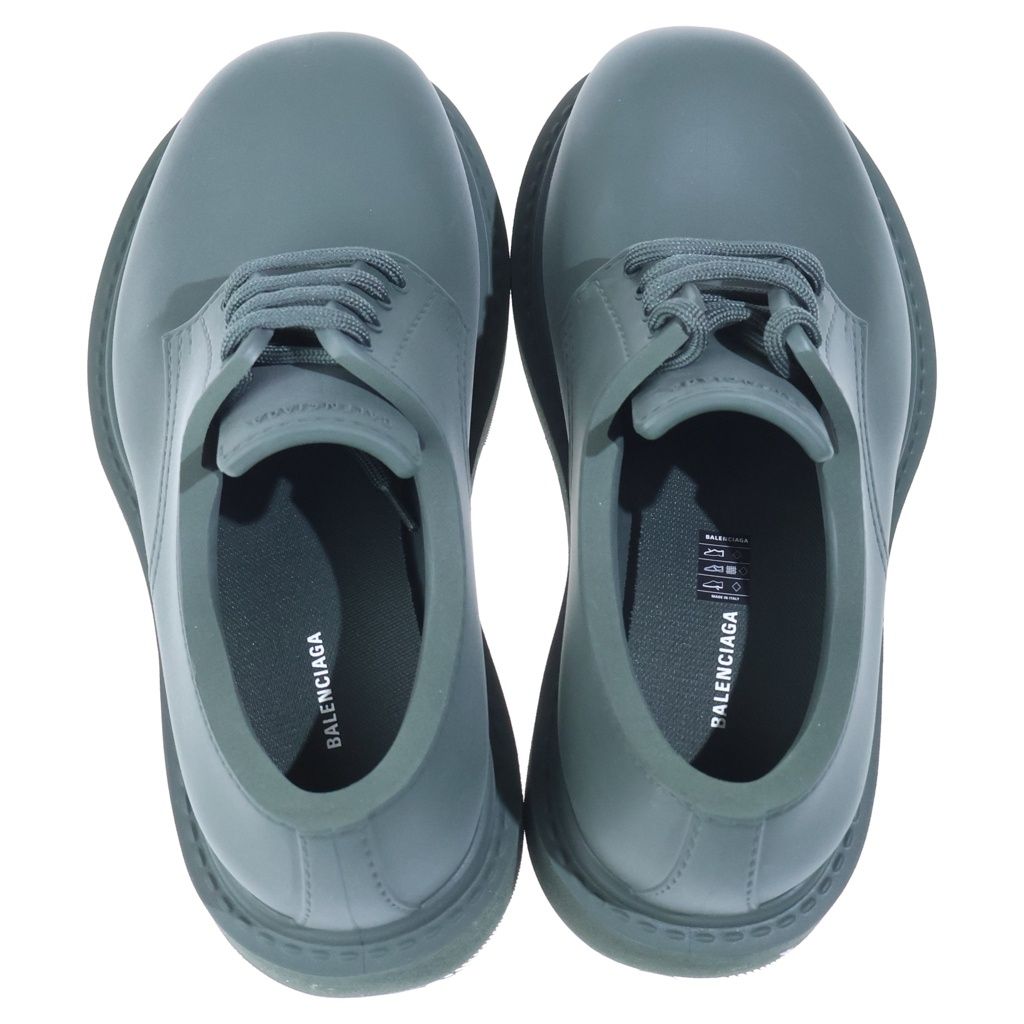 Balenciaga Steroid Derby Low Cut Shoes Green — view 4