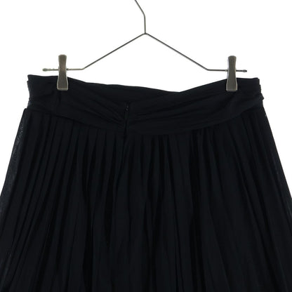 Gucci Rayon Buckle Pleated Mini Skirt Black — view 4