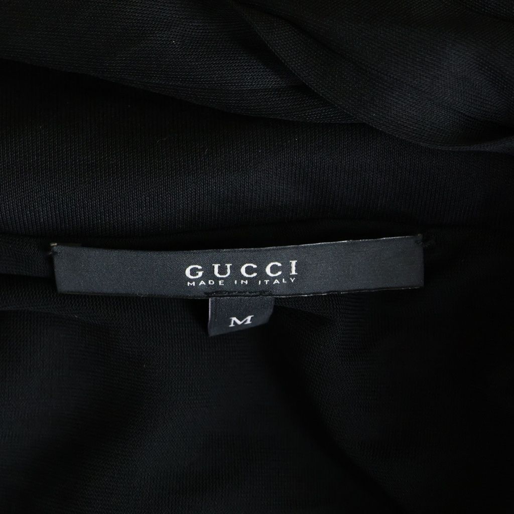 Gucci Rayon Buckle Pleated Mini Skirt Black — view 6