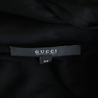 Gucci Rayon Buckle Pleated Mini Skirt Black — view 6