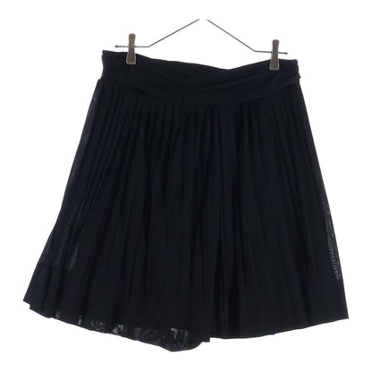Gucci Rayon Buckle Pleated Mini Skirt Black — view 2