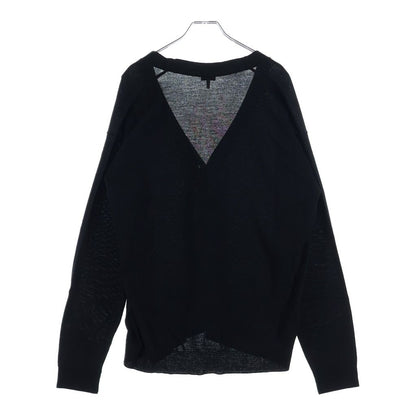 Loewe Anagram Embroidery V-neck Cardigan Knit Black — view 2