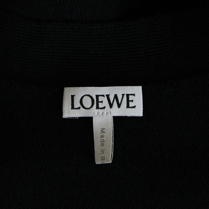 Loewe Anagram Embroidery V-neck Cardigan Knit Black — view 7
