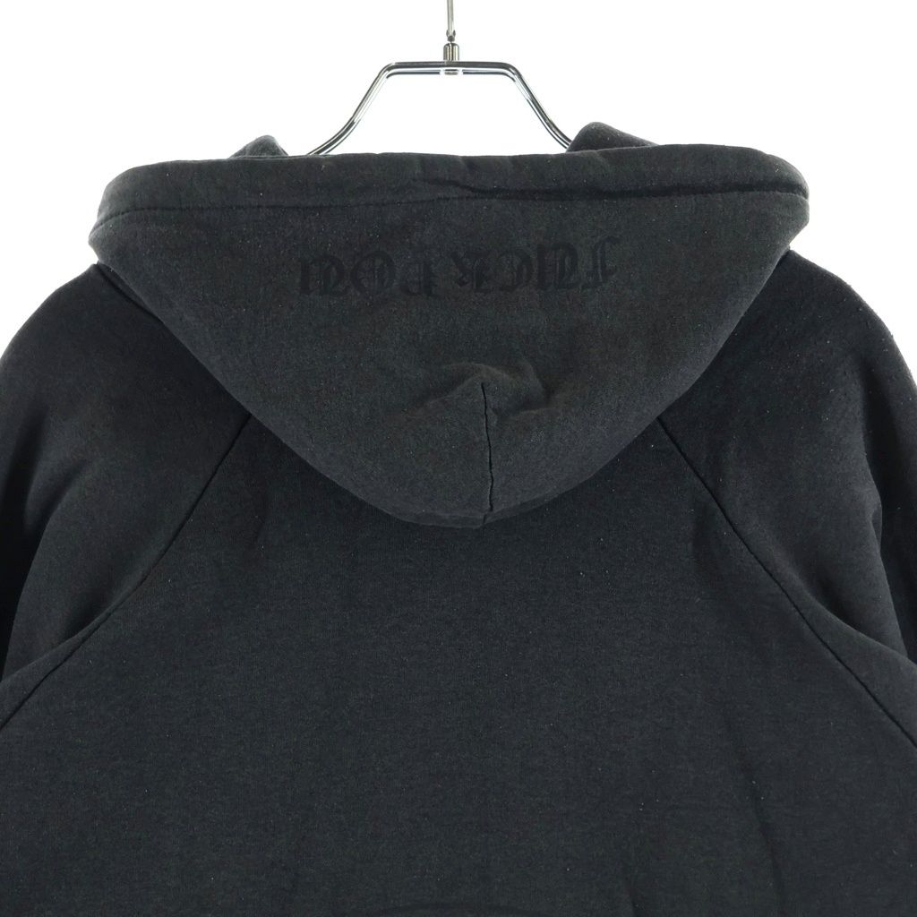 Chrome Hearts Vintage Horseshoe Hoodie Sleeve Logo Print Pullover Black — view 4