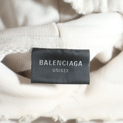 Balenciaga New Tape Type Hoodie Logo Pullover Sweatshirt White — view 6