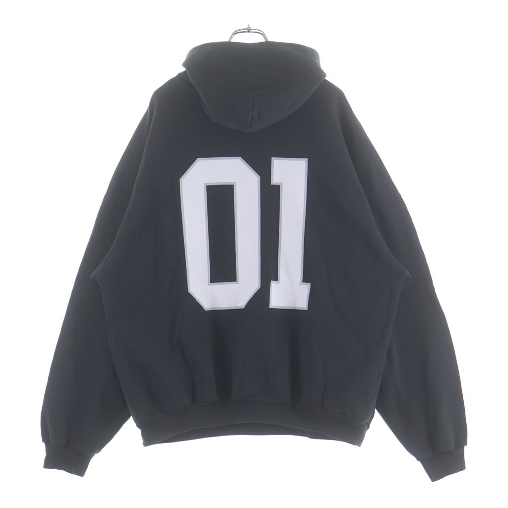 Balenciaga Basketball Hoodie Pullover Black — view 2