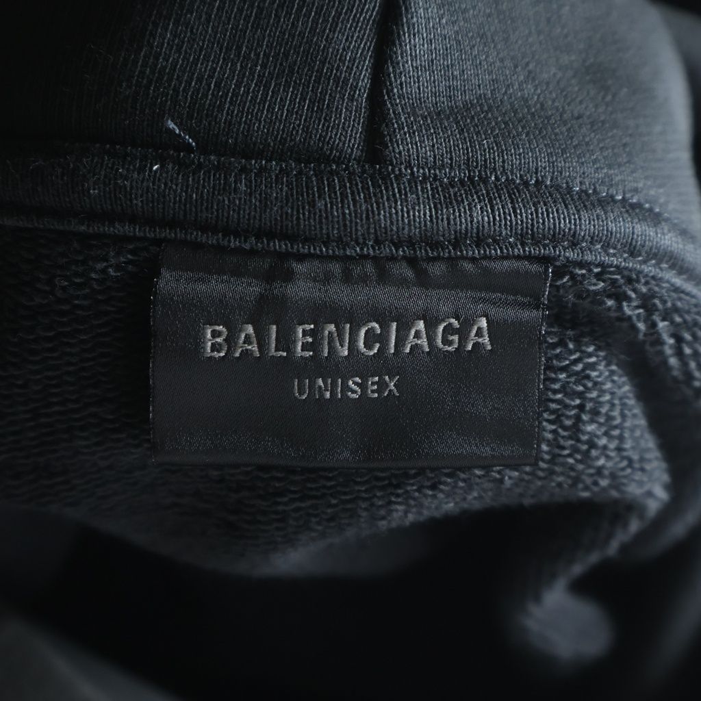 Balenciaga Basketball Hoodie Pullover Black — view 6