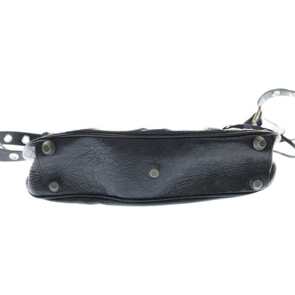 Balenciaga le Cagole Small Leather Shoulder Bag Black — view 5