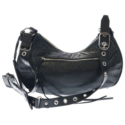 Balenciaga le Cagole Small Leather Shoulder Bag Black — view 2