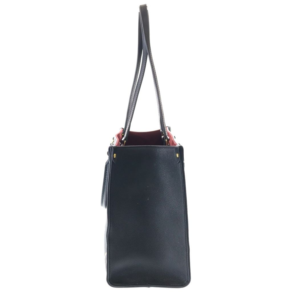 Louis Vuitton On The Go MM Monogram Empreinte Bicolor Leather Hand Tote Gold — view 3