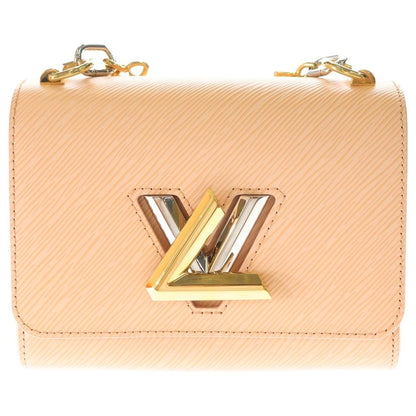 Louis Vuitton Twist MM Epi Leather 2-Way Chain Shoulder Bag Gold Pink