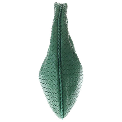 Bottega Veneta Hobo Intrecciato Leather Shoulder Bag Green — view 3