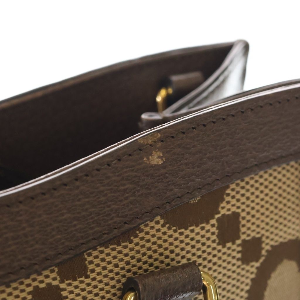 Gucci Jumbo GG Diana Bamboo Small Canvas Leather 2-Way Bag Brown — view 7