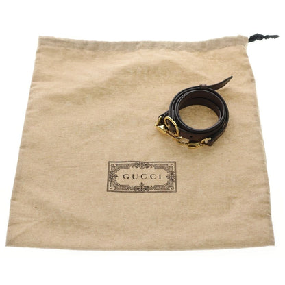 Gucci Jumbo GG Diana Bamboo Small Canvas Leather 2-Way Bag Brown — view 9