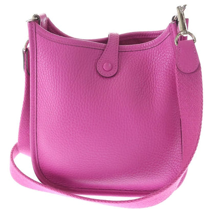 Hermes Evelyne TPM Magnolia Taurillon Clemence Leather Shoulder Bag Silver — view 2